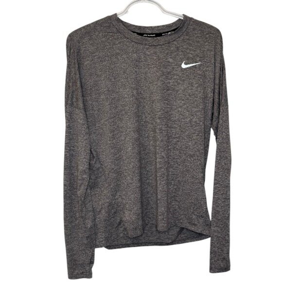 Nike grey running Dri-Fit long sleeve shirt size S - Picture 3 of 7
